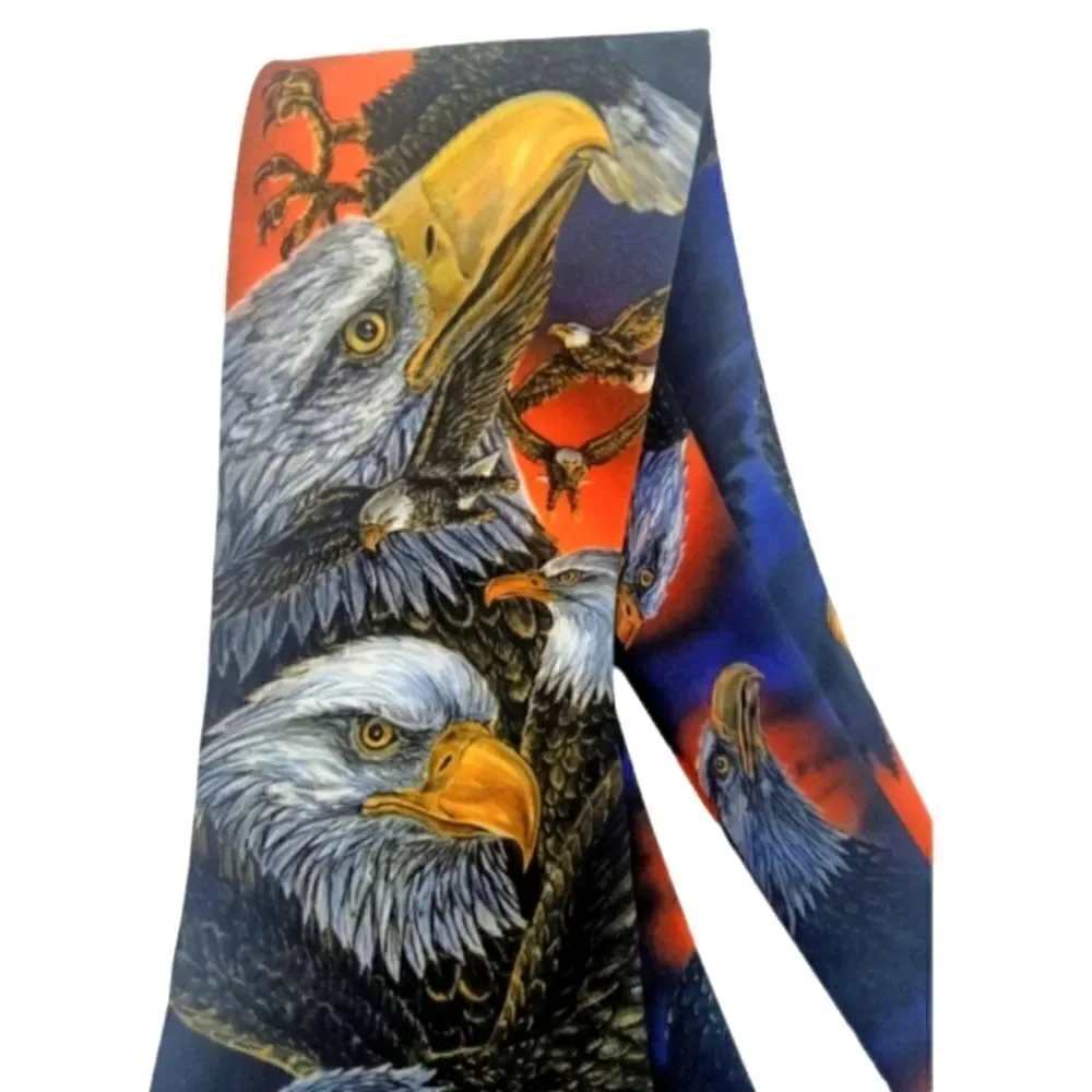 EC D'EM CRAZY BRAND EAGLE NECKTIE OSFM
